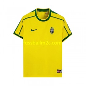 Fußballtrikots Brasilien Retro Heim Trikotsatz 1998